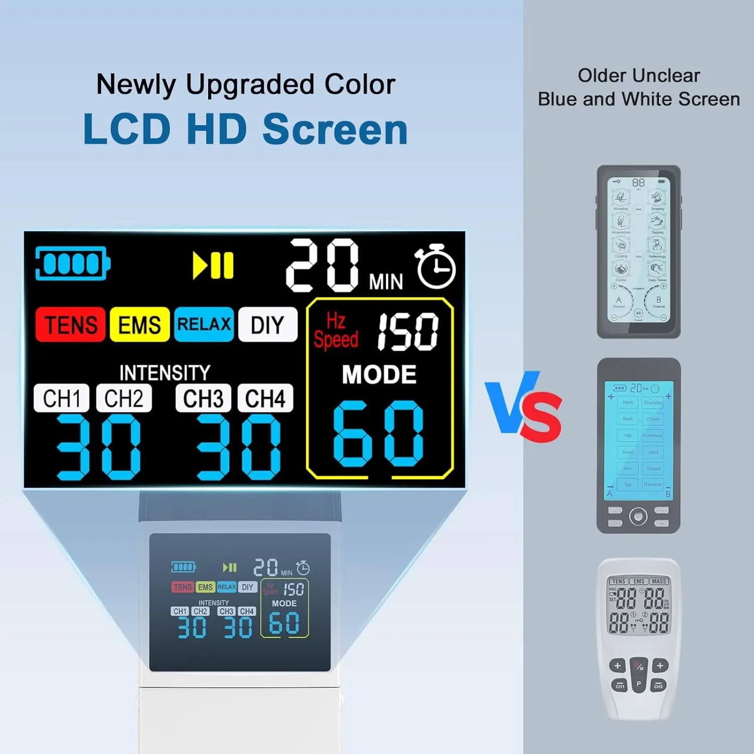 NexMedio TENS EMS unit kit shown before checking current Amazon price and delivery